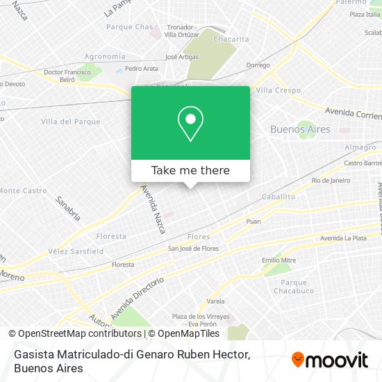 Gasista Matriculado-di Genaro Ruben Hector map