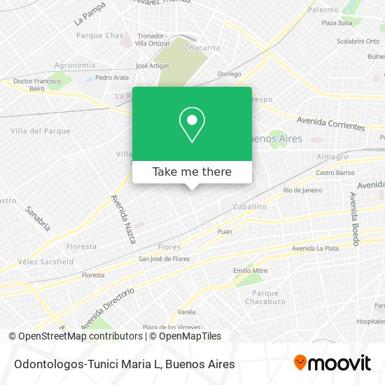 Odontologos-Tunici Maria L map