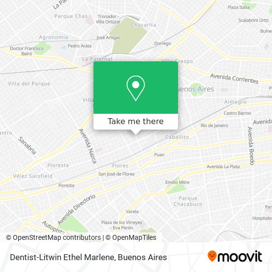Dentist-Litwin Ethel Marlene map