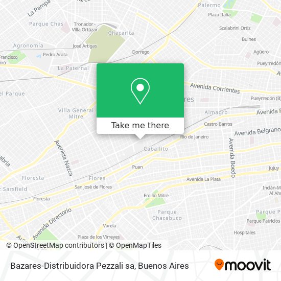 Bazares-Distribuidora Pezzali sa map