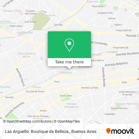 Las Arguello. Boutique de Belleza. map