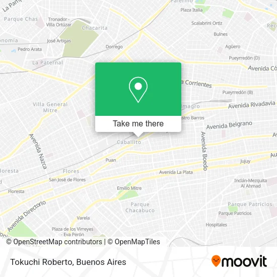 Mapa de Tokuchi Roberto