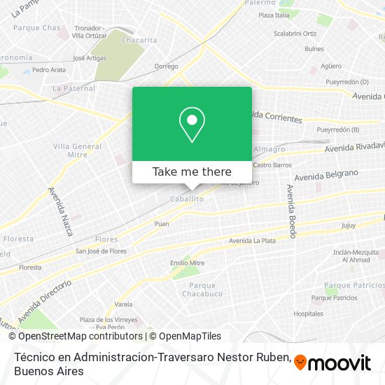 Técnico en Administracion-Traversaro Nestor Ruben map