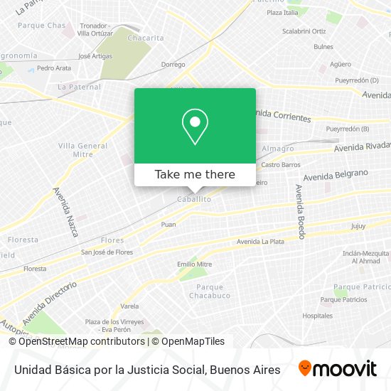 Mapa de Unidad Básica por la Justicia Social