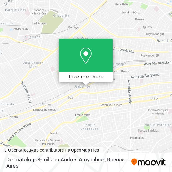 Dermatólogo-Emiliano Andres Amynahuel map