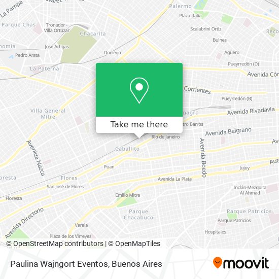 Paulina Wajngort Eventos map