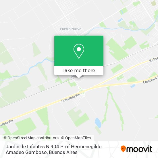 Jardin de Infantes N 904 Prof Hermenegildo Amadeo Gamboso map