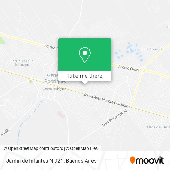 Jardin de Infantes N 921 map