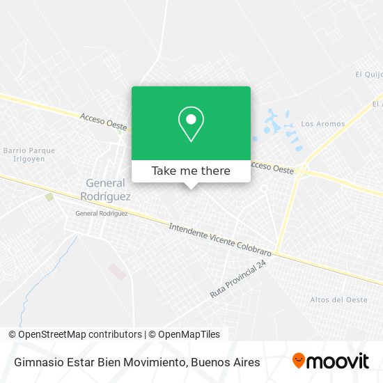 Gimnasio Estar Bien Movimiento map