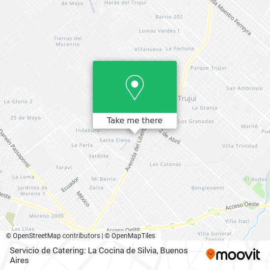 Servicio de Catering: La Cocina de Silvia map