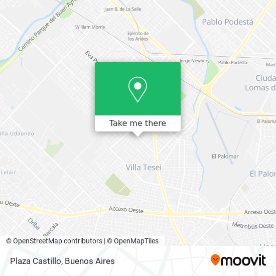 Plaza Castillo map