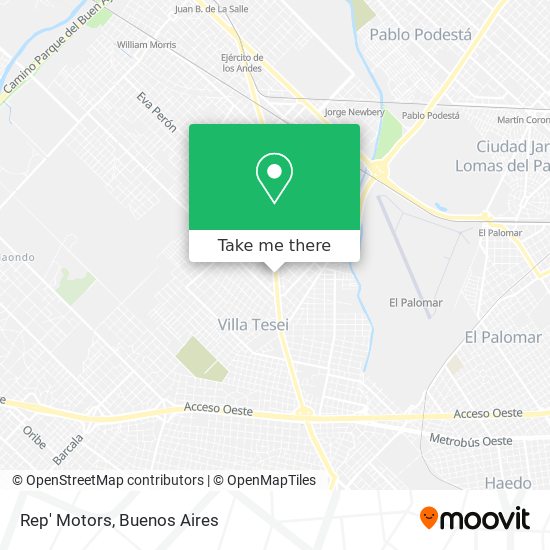 Mapa de Rep' Motors