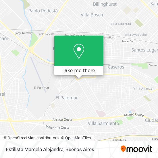 Estilista Marcela Alejandra map