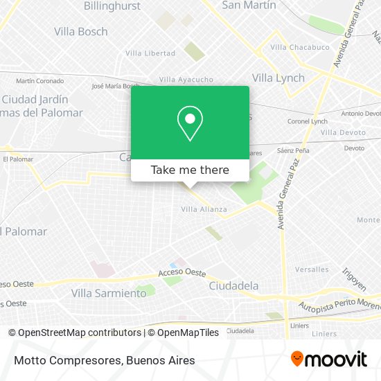 Motto Compresores map