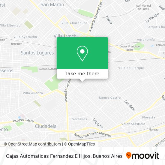 Mapa de Cajas Automaticas Fernandez E Hijos