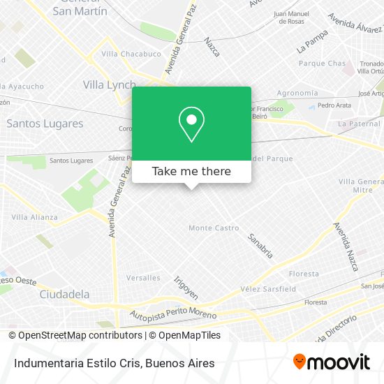 Indumentaria Estilo Cris map