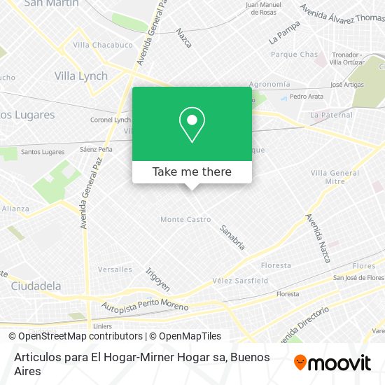 Articulos para El Hogar-Mirner Hogar sa map