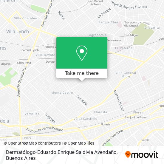 Dermatólogo-Eduardo Enrique Saldivia Avendaño map