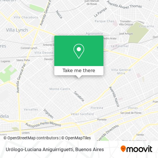 Urólogo-Luciana Aniguirriguetti map