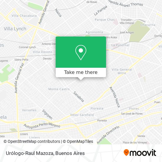 Urólogo-Raul Mazoza map