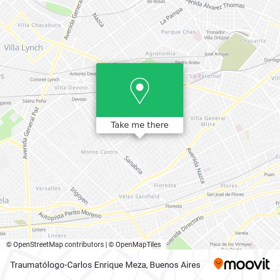 Traumatólogo-Carlos Enrique Meza map