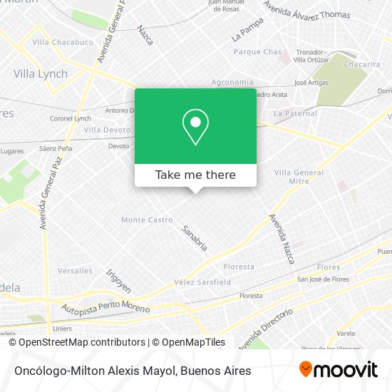 Oncólogo-Milton Alexis Mayol map