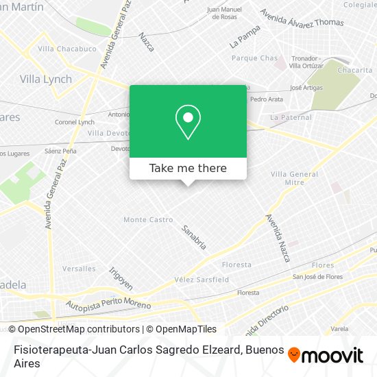 Fisioterapeuta-Juan Carlos Sagredo Elzeard map