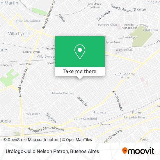 Urólogo-Julio Nelson Patron map