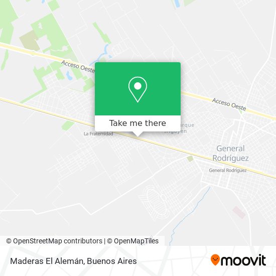 Maderas El Alemán map