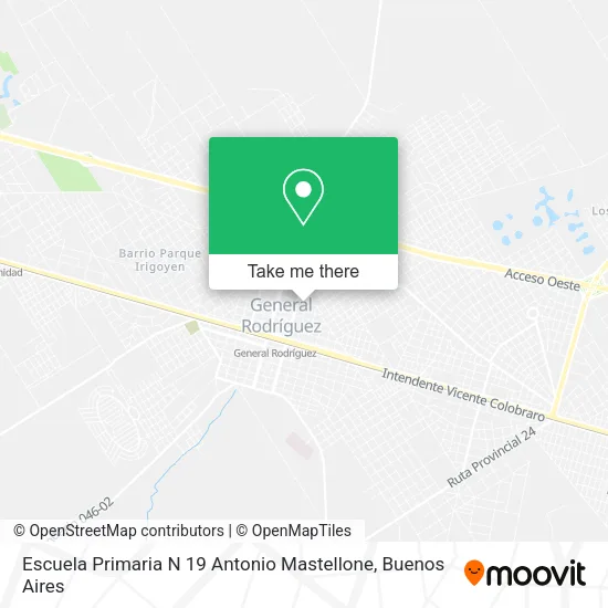 Escuela Primaria N 19 Antonio Mastellone map