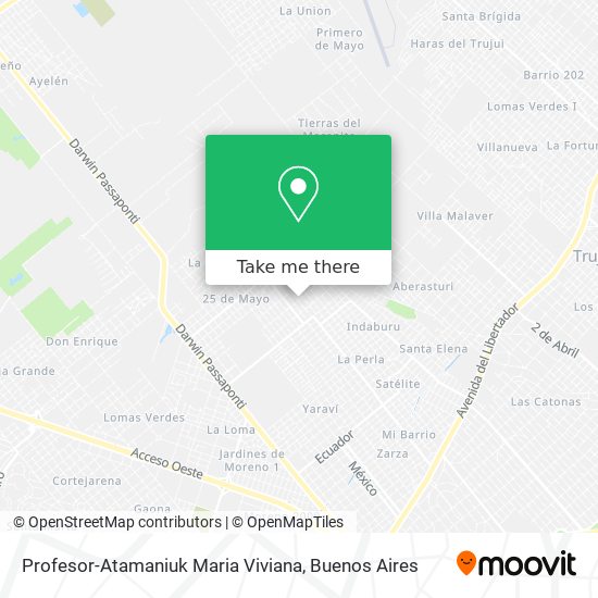 Profesor-Atamaniuk Maria Viviana map