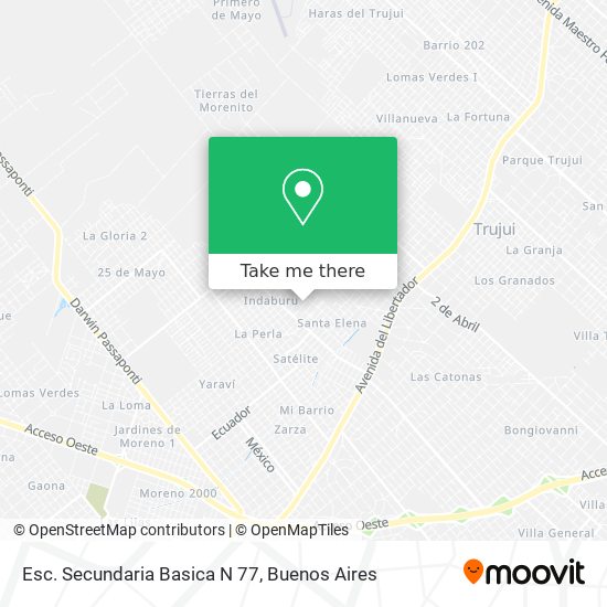 Mapa de Esc. Secundaria Basica N 77