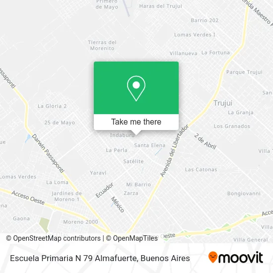 Escuela Primaria N 79 Almafuerte map