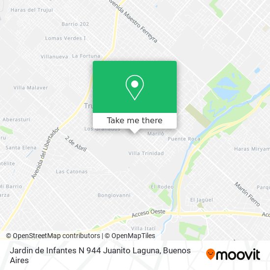 Jardin de Infantes N 944 Juanito Laguna map
