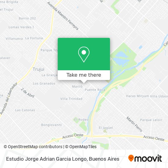 Estudio Jorge Adrian Garcia Longo map