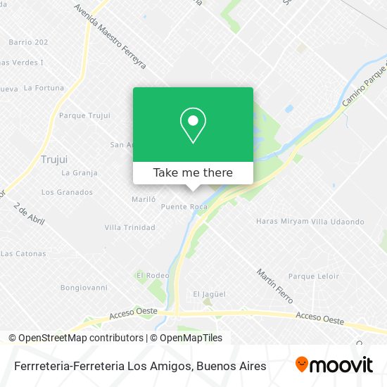Mapa de Ferrreteria-Ferreteria Los Amigos
