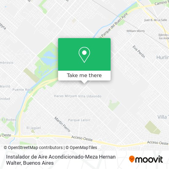 Mapa de Instalador de Aire Acondicionado-Meza Hernan Walter