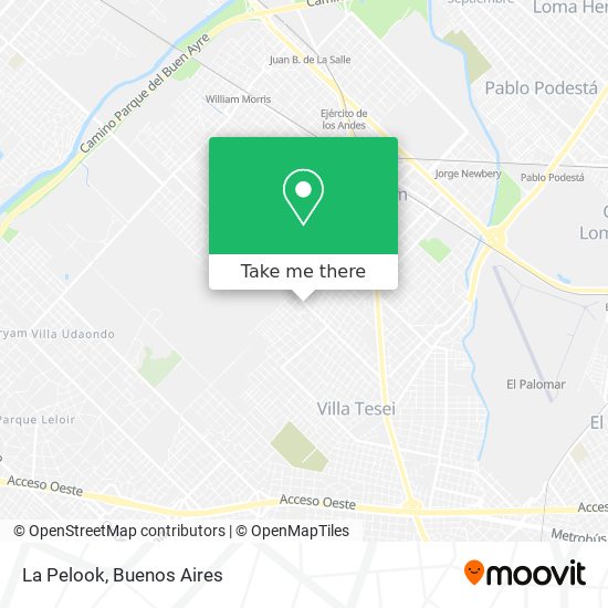 La Pelook map