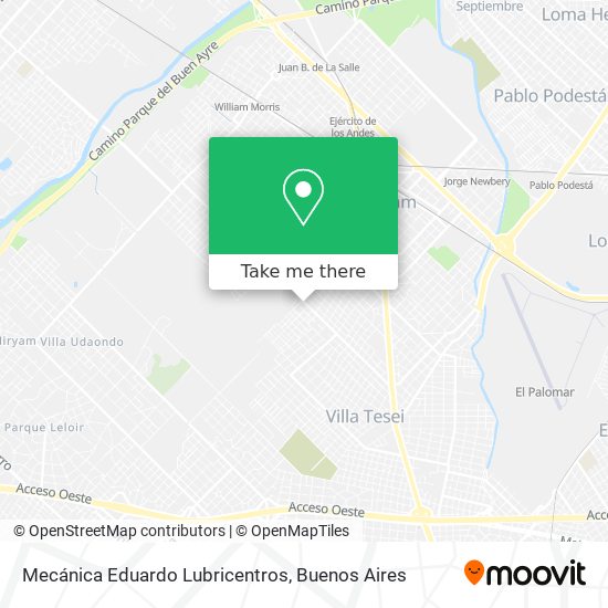 Mecánica Eduardo Lubricentros map