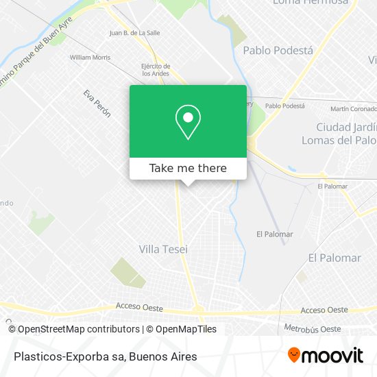 Plasticos-Exporba sa map