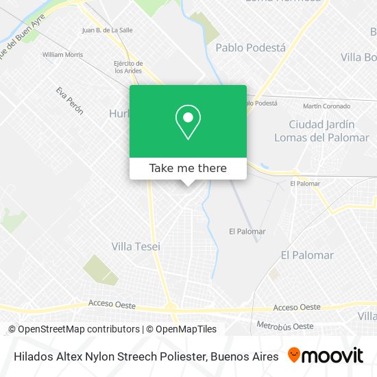 Hilados Altex Nylon Streech Poliester map