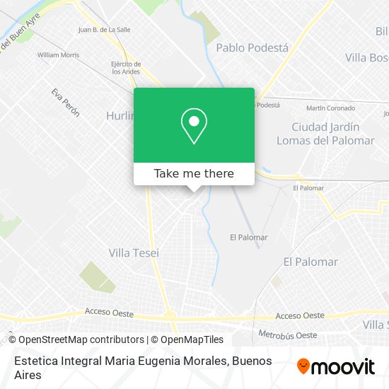 Estetica Integral Maria Eugenia Morales map
