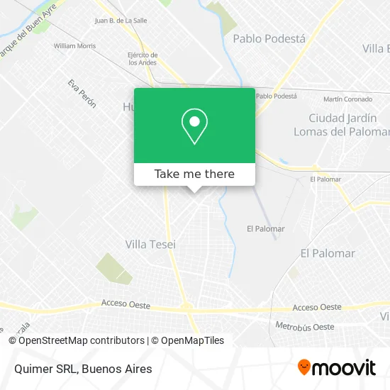 Quimer SRL map