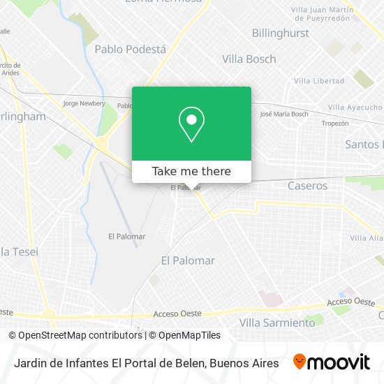 Jardin de Infantes El Portal de Belen map