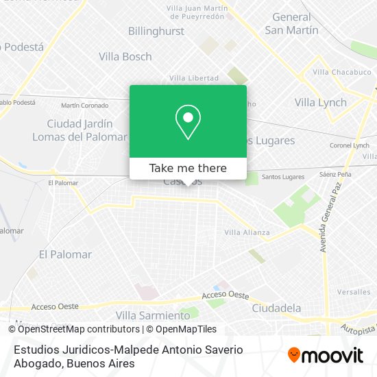 Mapa de Estudios Juridicos-Malpede Antonio Saverio Abogado