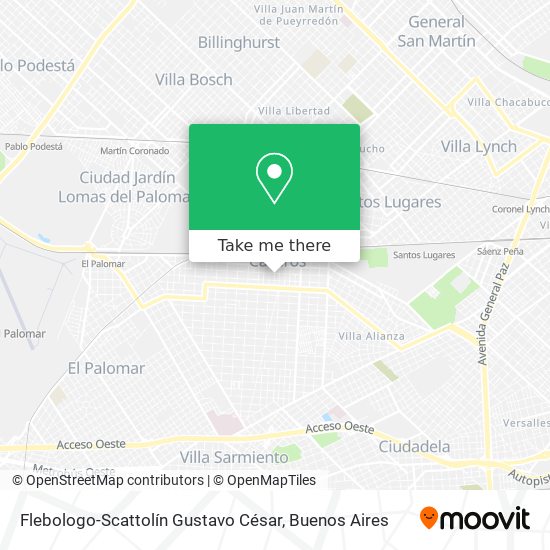 Flebologo-Scattolín Gustavo César map