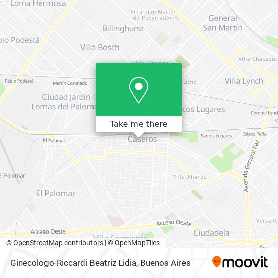 Mapa de Ginecologo-Riccardi Beatriz Lidia