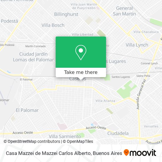 Casa Mazzei de Mazzei Carlos Alberto map