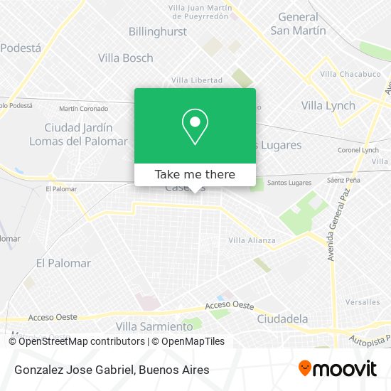 Gonzalez Jose Gabriel map