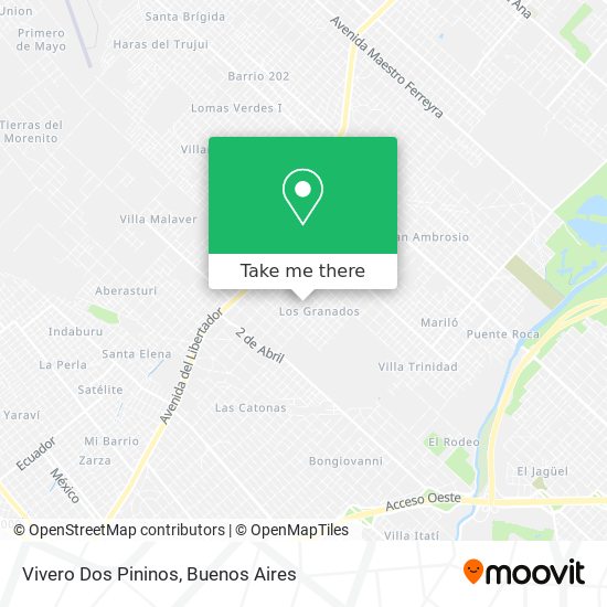 Vivero Dos Pininos map